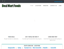 Tablet Screenshot of dealmarts.com